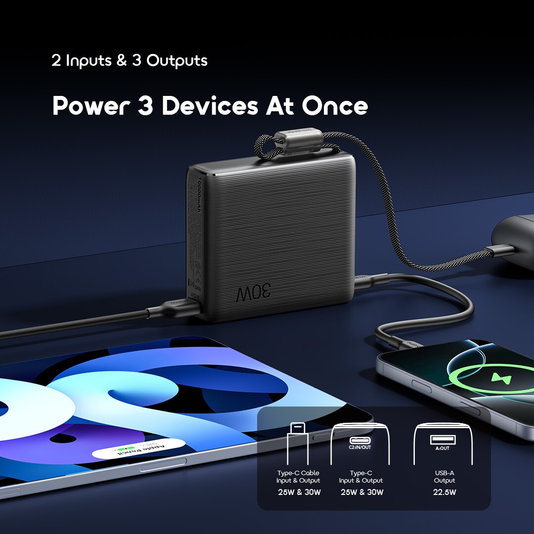 oraimo Power Bank PowerNova L21 OPB-7203C 5 2 Inputs & 3 Outputs