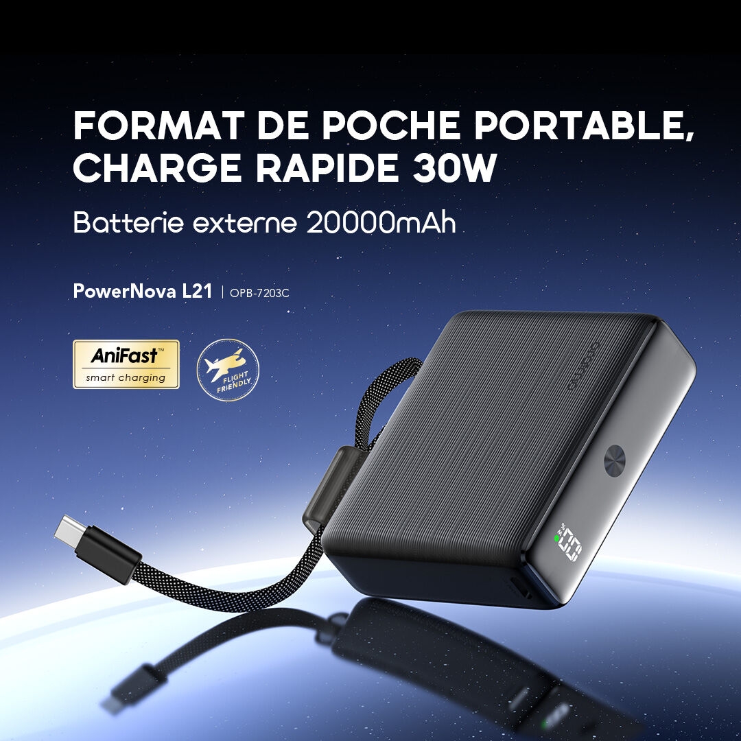 oraimo Power Bank PowerNova L21 OPB-7203C 1 Main FR