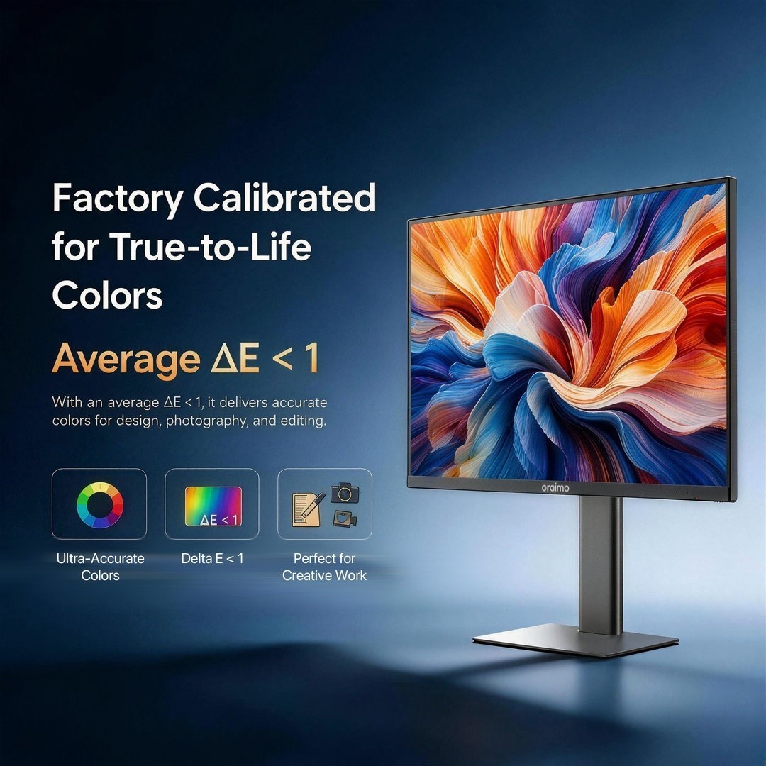 oraimo Tv Pad VisionPad-4K OF-SD500N 03 Factory Calibrated True Colors