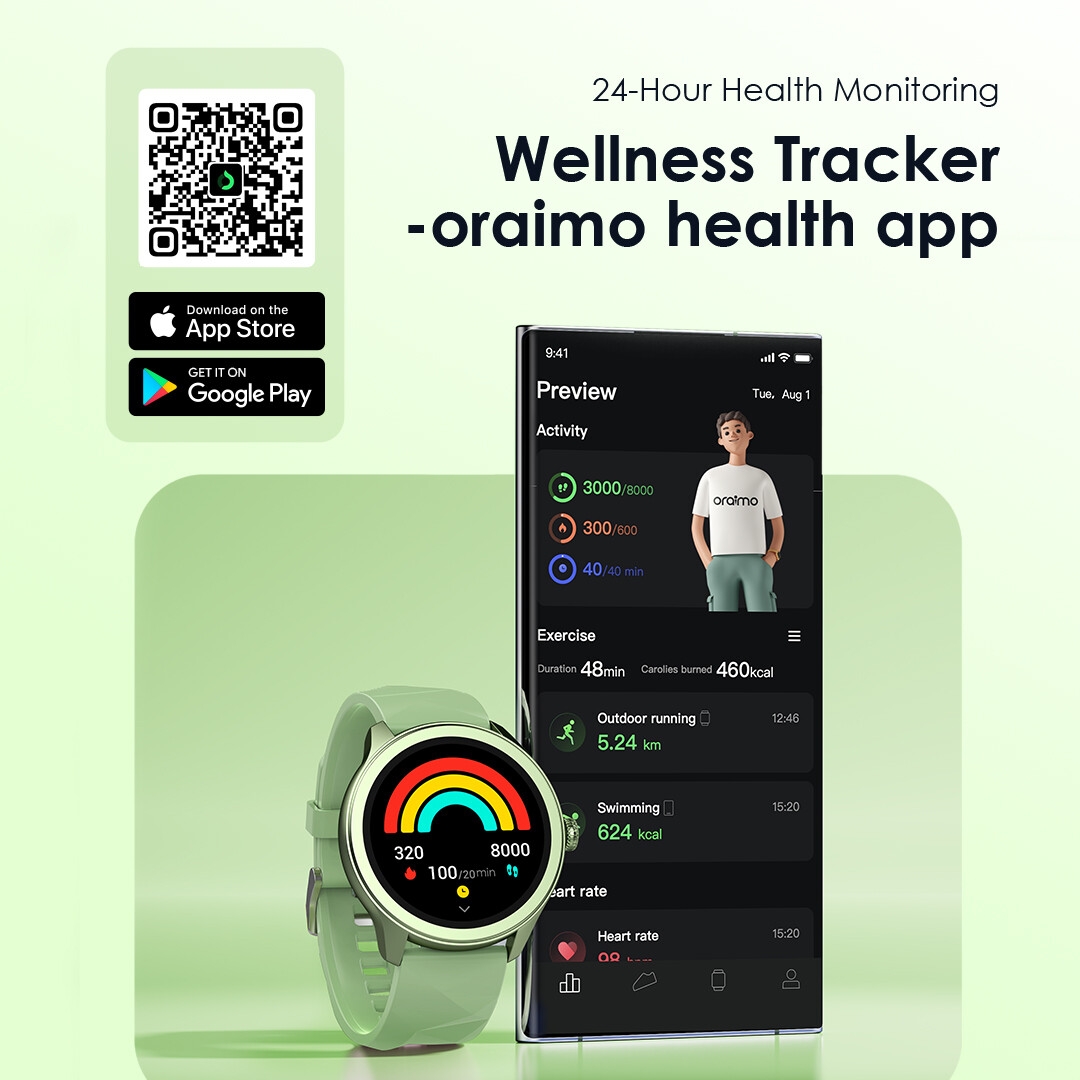 Smart Watch 2R OSW-30 health monitoring by app