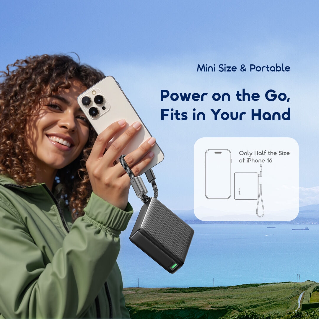 oraimo Power Bank PowerNova L11 10000mAh POWER BANK OPB-7103C 6 Mini Size