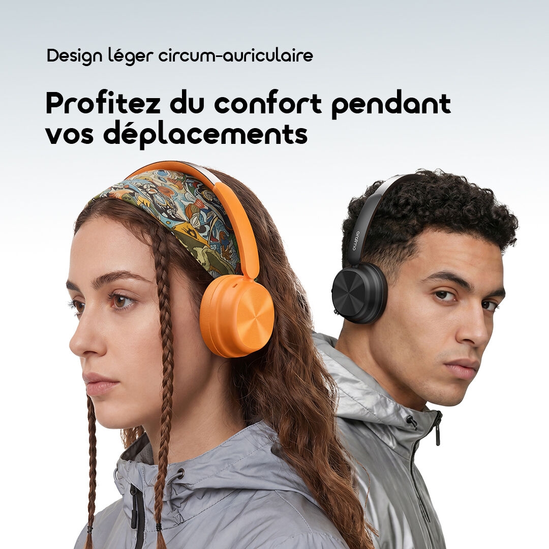 oraimo Headphone BoomPop Air OHP-316 03 Lightweight On-Ear Design