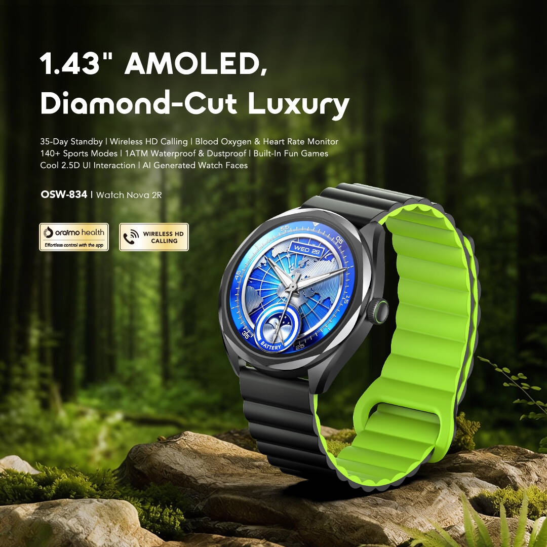 oraimo Smart Watch Watch Nova 2R OSW-834 01 1.43