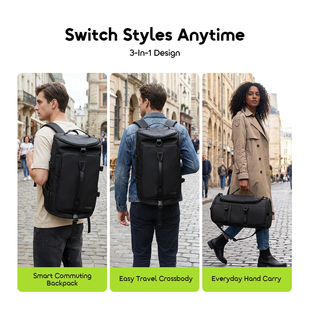 oraimo Backpack MultiGo OHDB-002 02 Switch Styles Anytime