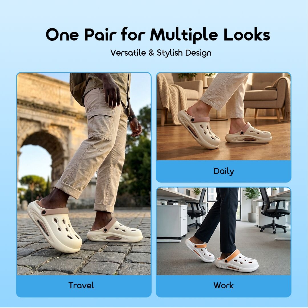 oraimo Holes Shoes GuardWalk OHDS-002 7 Versatile & Stylish Design