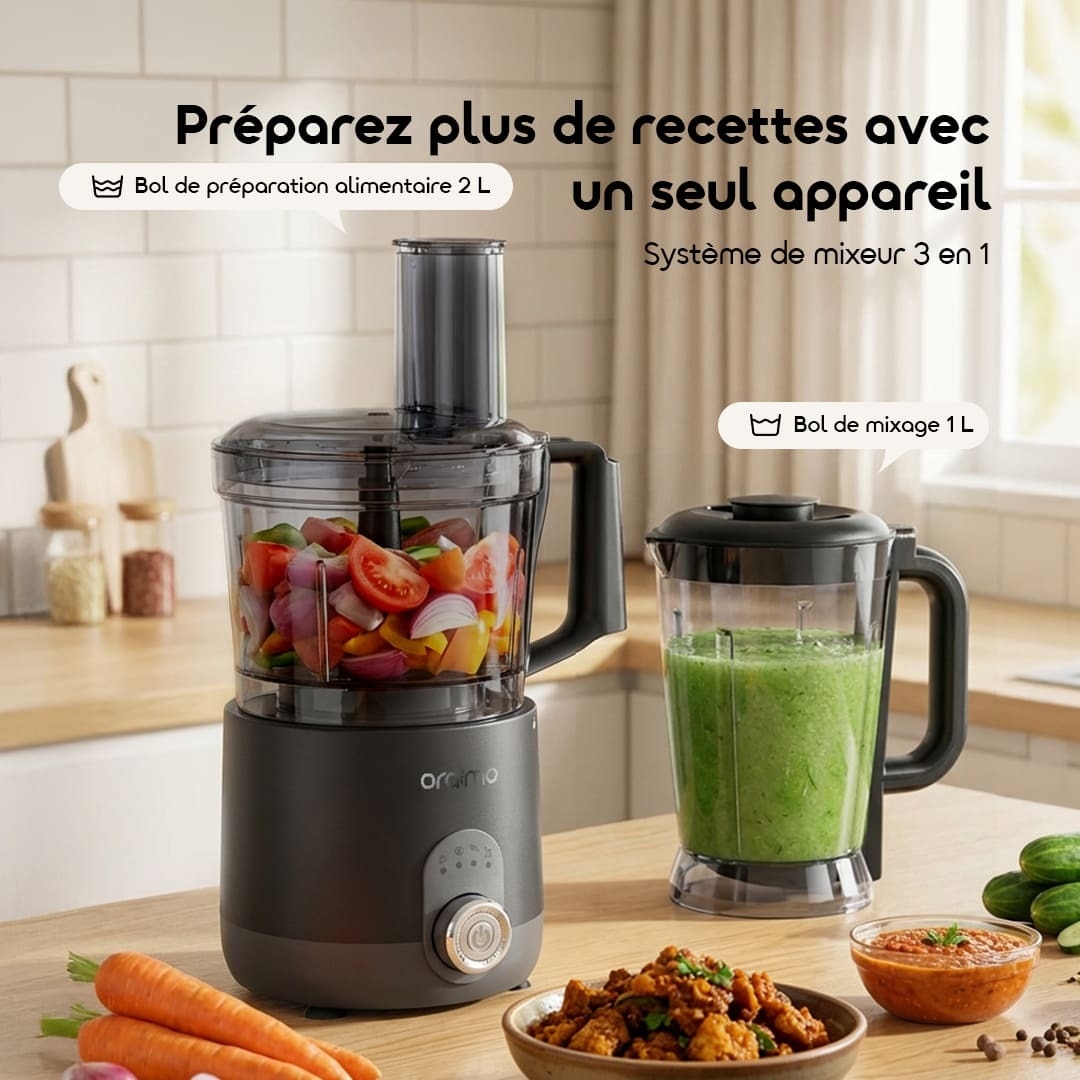 oraimo Blender VoltBlend OBL-582A 04 3 in 1 Blender System FR