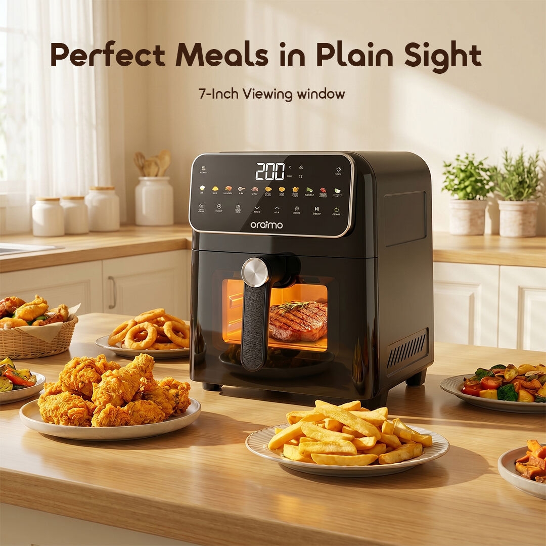 oraimo Air Fryer NutriFry S1 OAF-261A-07 7-Inch Viewing Window