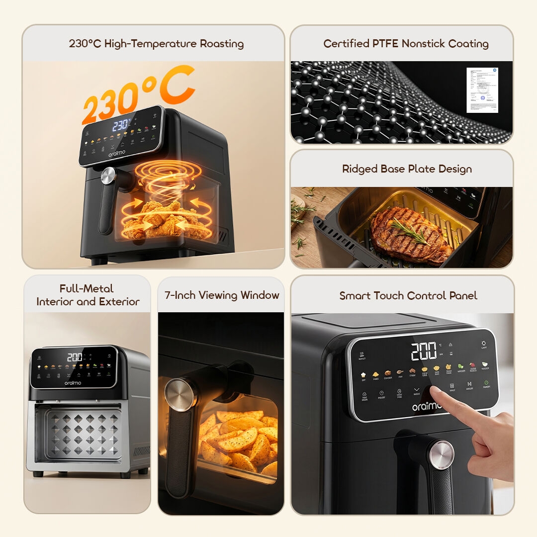 oraimo Air Fryer NutriFry S1 OAF-261A-02 Feature Overview