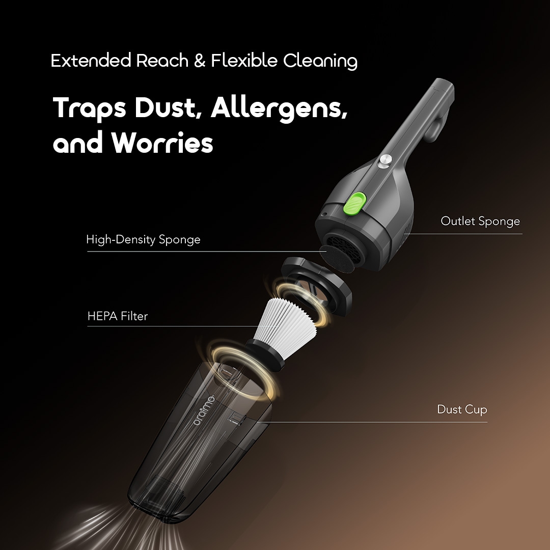 oraimo Aspirateur Balai Fil avec Fil CordForce Flex OSV 252A Flexible 7