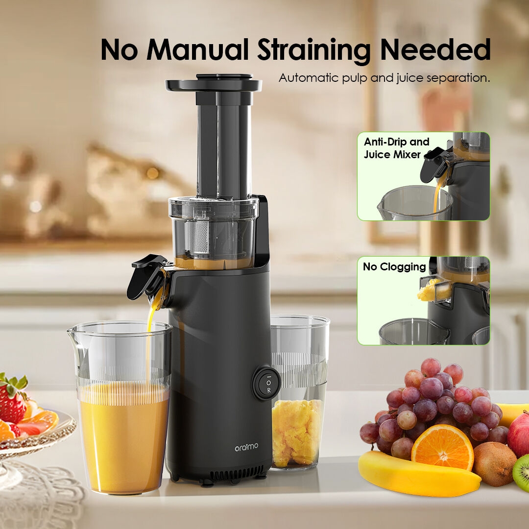 Slow Juicer EasyJuice Mini OMJ-201A automatic pulp and juice seperation