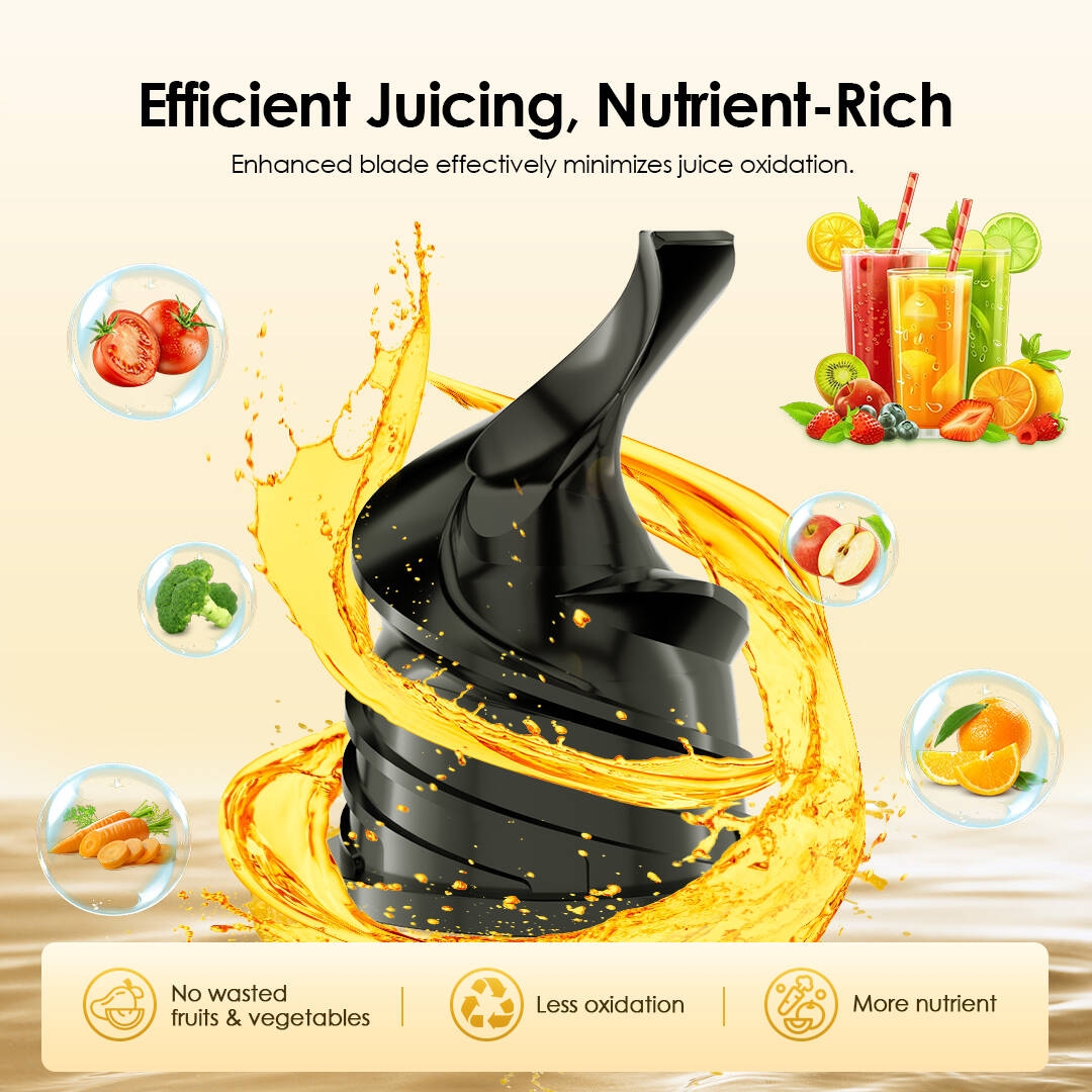 Slow Juicer EasyJuice Mini OMJ-201A efficient