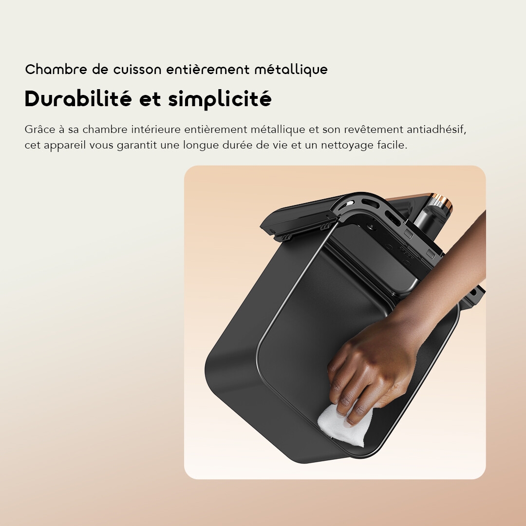 oraimo AirFryer NutriFry Duo OH-AF510N Full-Metal Frying Chamber
