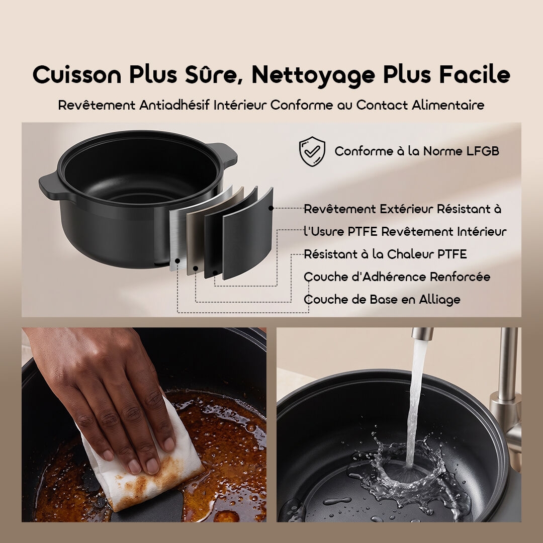 oraimo multi functional electric hotpot multipot OEH-261A 06 cuisson plus sure nettoyage plus facile FR