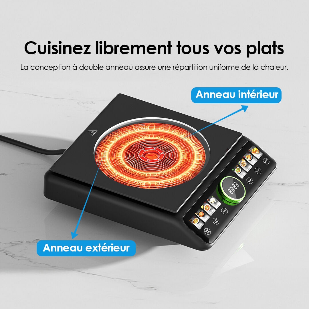 oraimo Flexi Cooker OCS 201A 4 Cuire n'importe quel plat librement