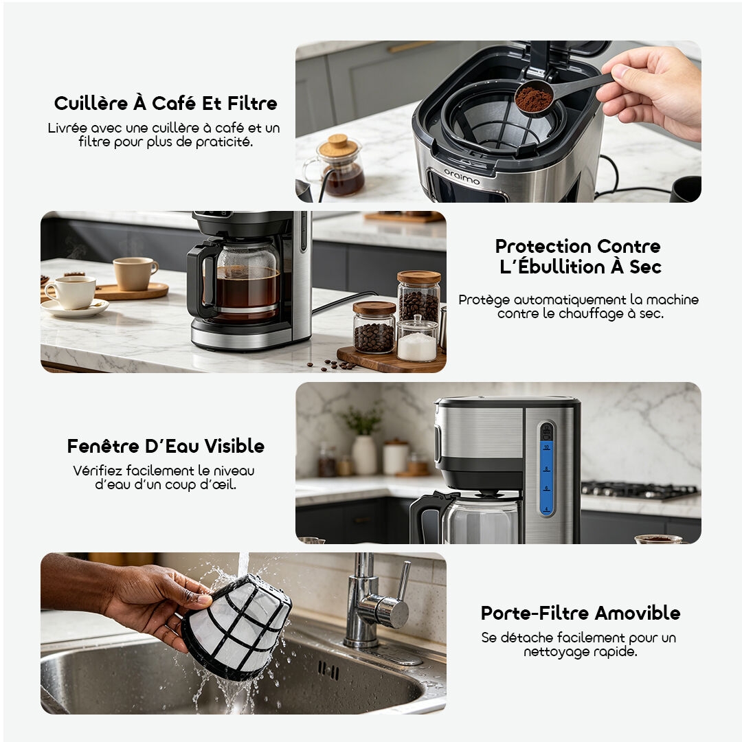 oraimo Drip Coffee Maker BrewDrip OCF-201A 09 Additional Features