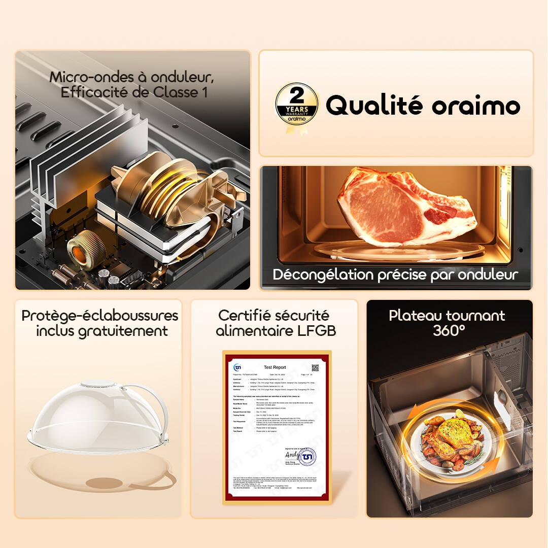 oraimo Microwave Oven InfiWave Lite OMO 521A features FR 2