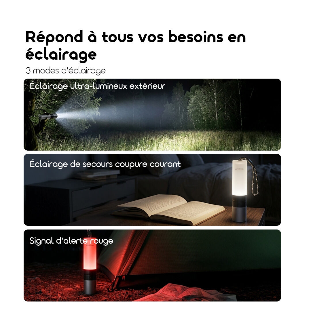 oraimo Flashlight TorchGo OLP-201A 03 Ultra Bright Outdoor Use