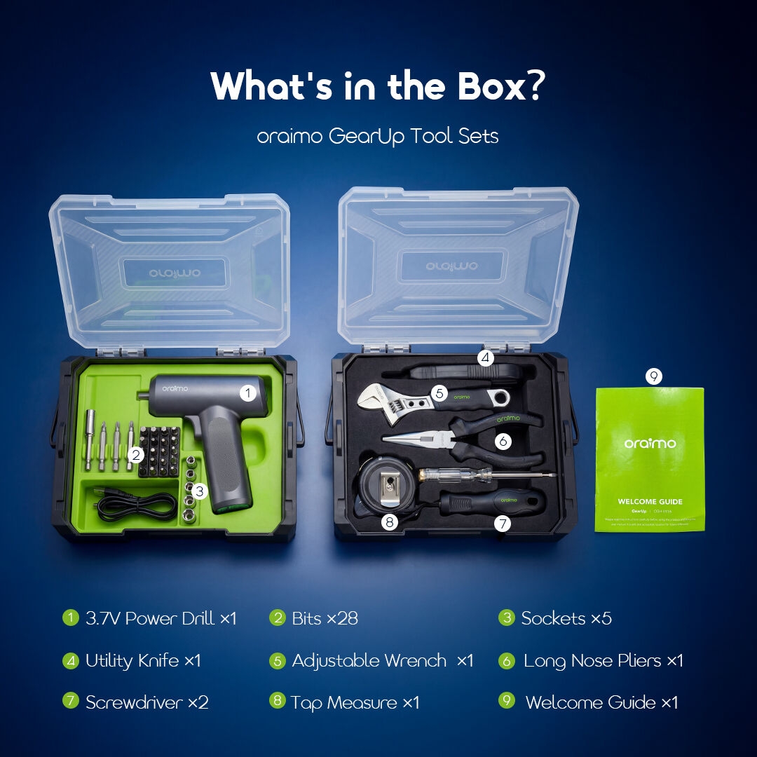 oraimo Toolsets Gearup OSH 011A 7 Box
