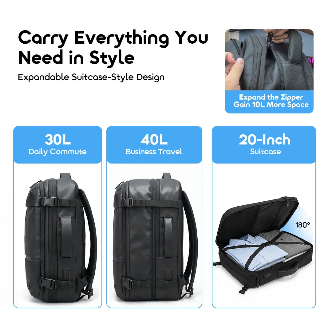 oraimo Backpack MegaCarry OHDB-001 2 Expandable Suitcase-Style Design