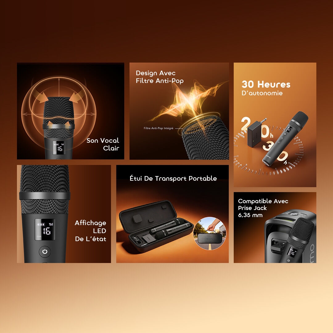 oraimo Wireless Microphone VoxMic OMH-692 2 Key Features Overview