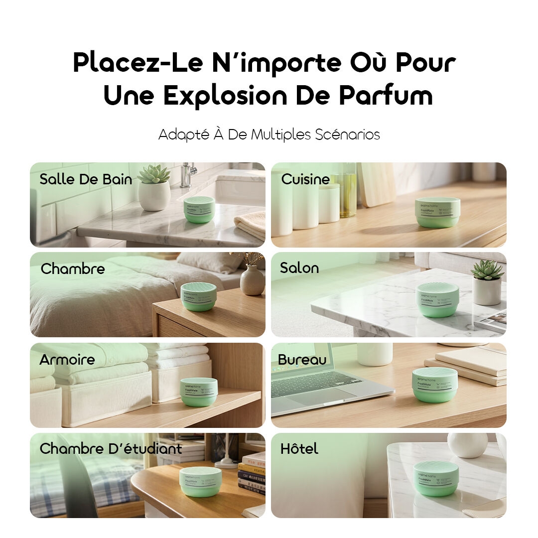 oraimo Solid Perfume (2 Pcs) FreshMate OHCE-003-7 Place Anywhere for Fragrance Burst