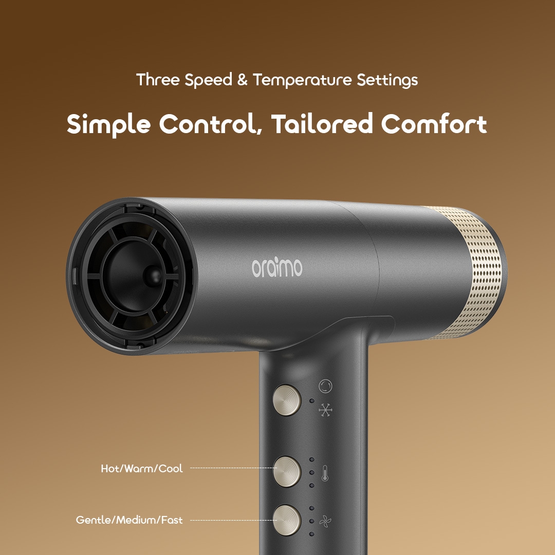 oraimo hair dryer swift dry ohd 550n 3 settings 7