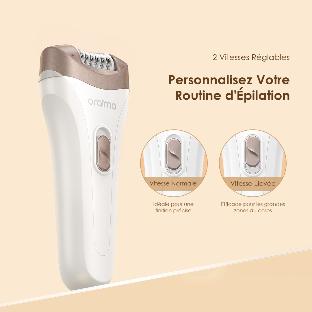 oraimo SilkSmooth OBE-210N women epilator 2 Speed Settings