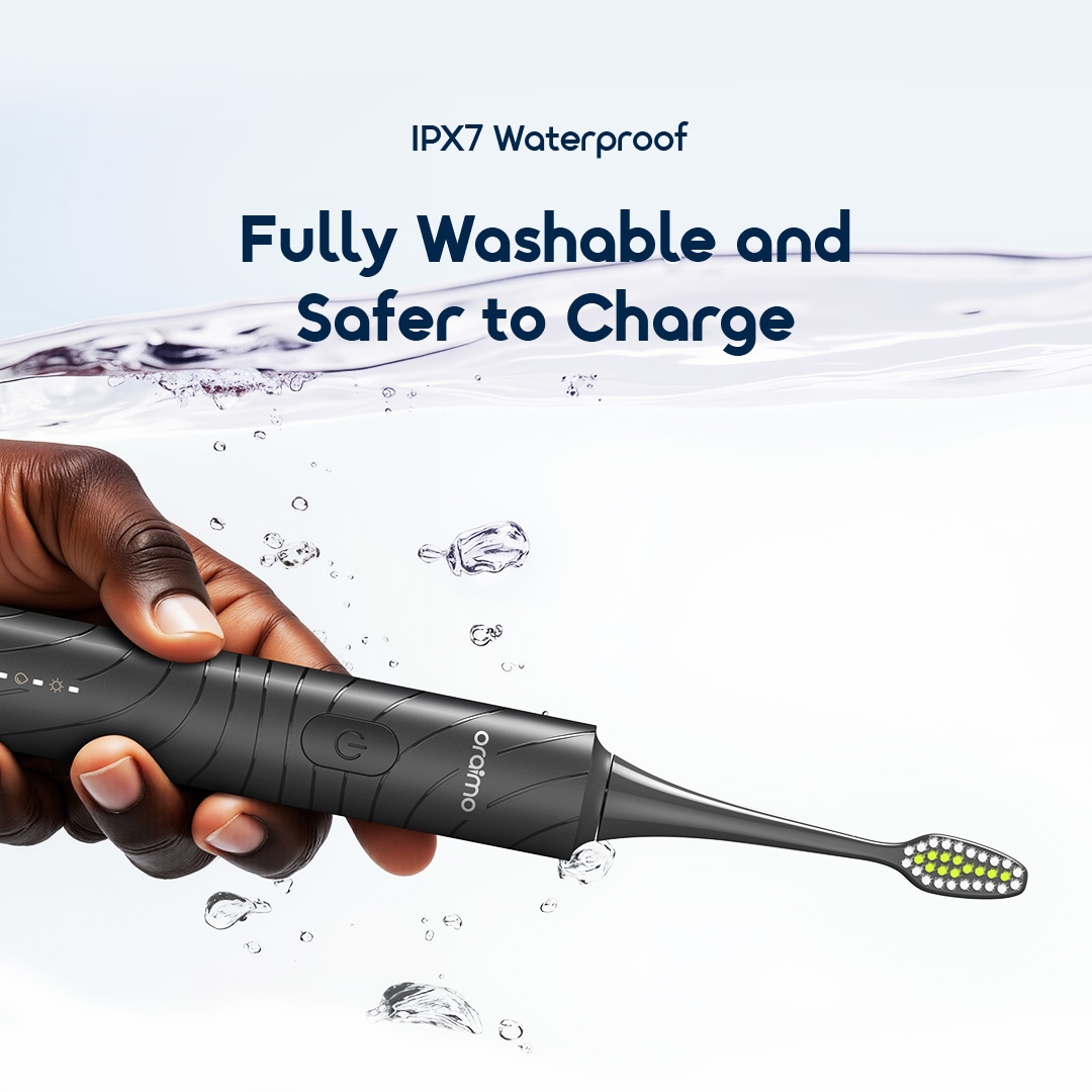 oraimo electric toothbrush magnisonic opc et500n waterproof 6