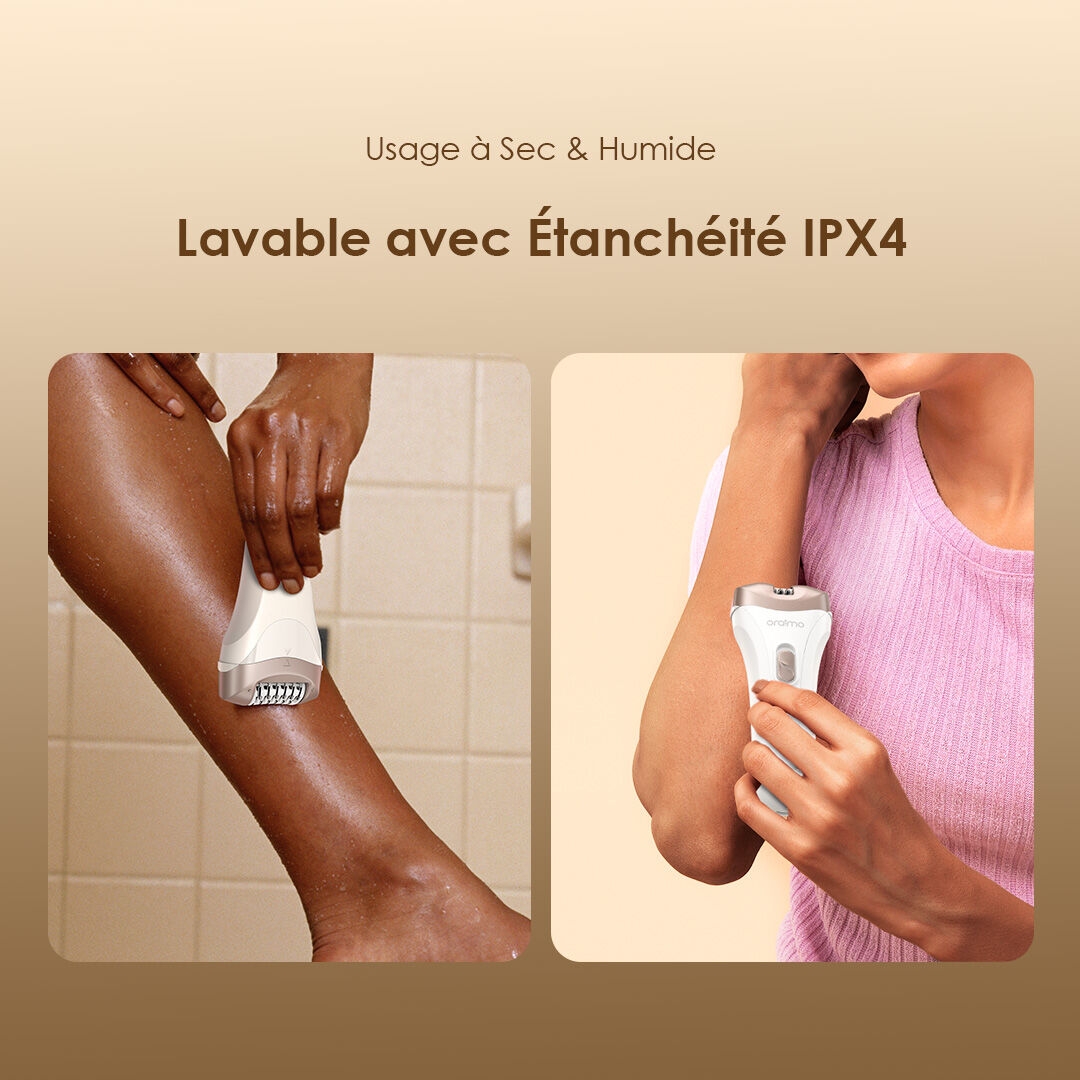 oraimo SilkSmooth OBE-210N women epilator IPX4