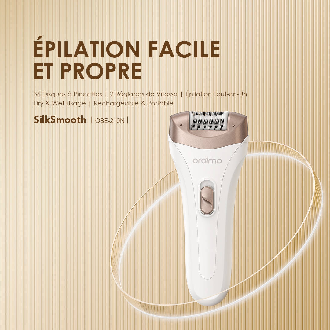 oraimo SilkSmooth OBE-210N women epilator features