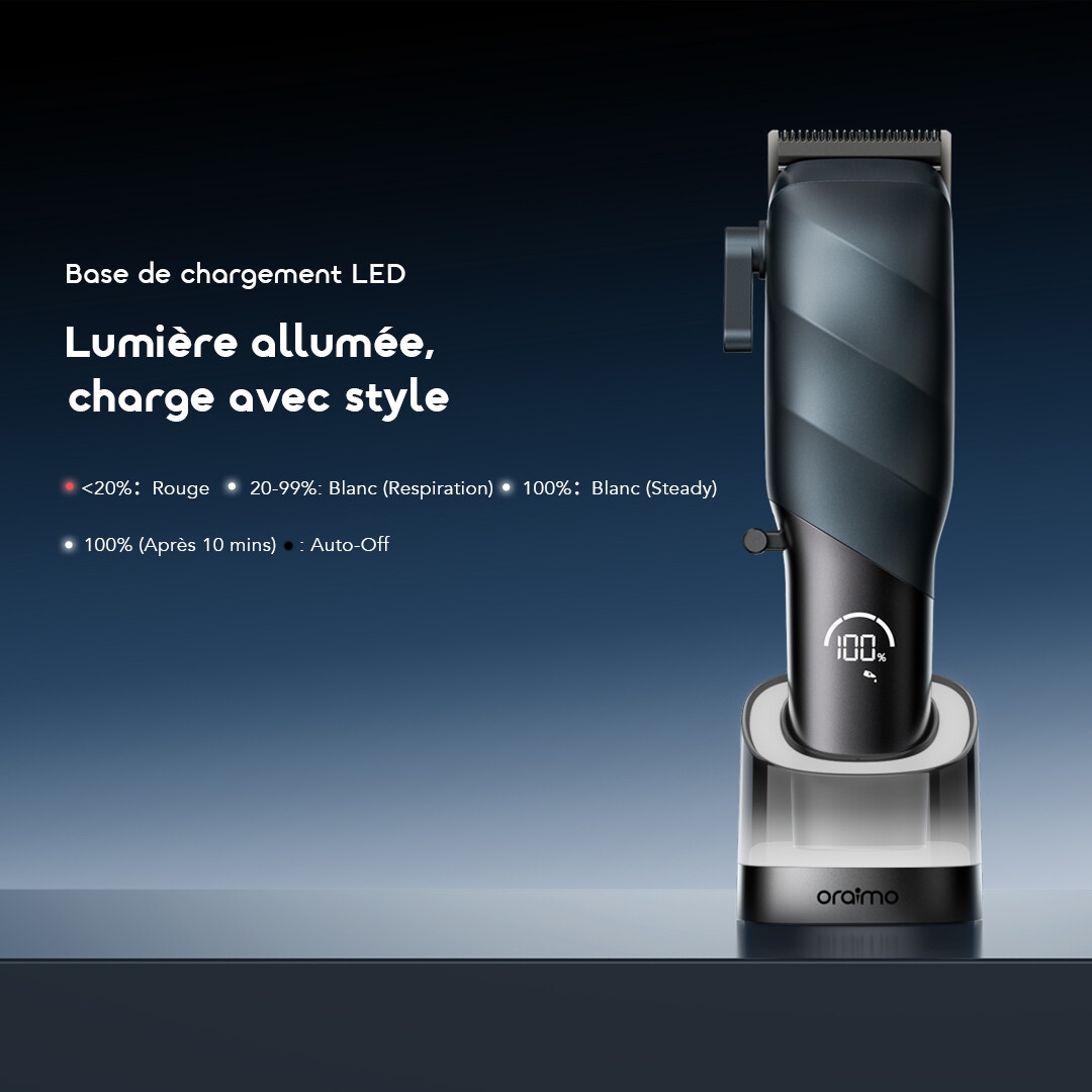 oraimo 450mah hair clipper mastercut pro ocl-580p LED 10