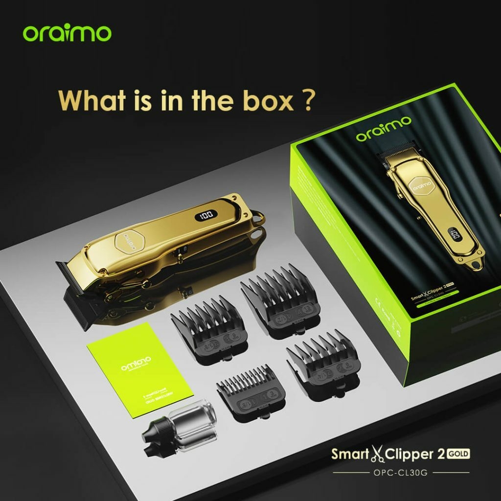 Oraimo OPC-CL30 SmartClipper2 Tondeuse à cheveux professionnelle sans fil
