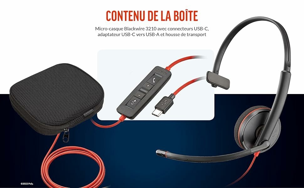 Casque Bluetooth stéréo à réduction de bruit active Casque sans fil pc 