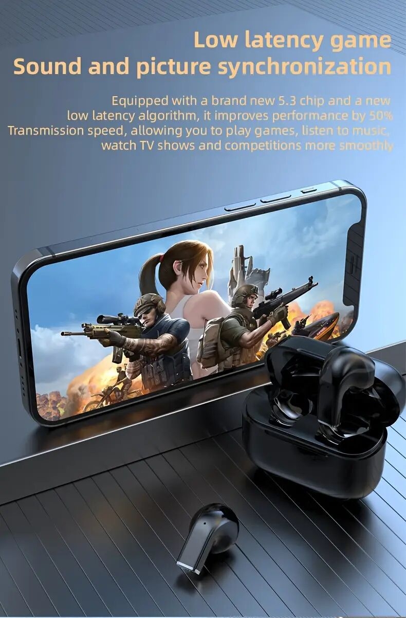 écouteurs fil avec du volume, casque semi-ouvert avec microphone capacitif, avec iphone/samsung/ , son haute , annulation de bruit enc, batterie , polymère au lithium rechargeable, un idéal pour adultes - parfait pour les anniversaires et pâques détails 11