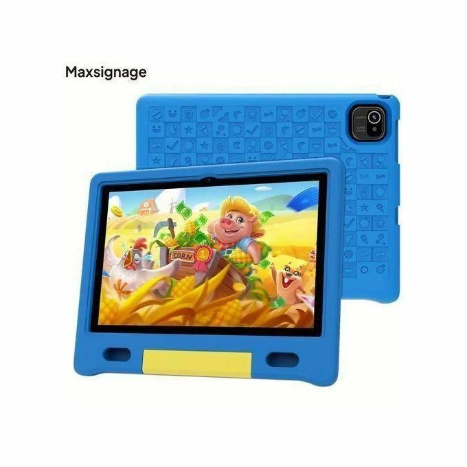 product_image_name-redbeat-REDBEAT B1 Kids Tablet, 7-inch HD, 2GB RAM/32GB ROM, Android 11, Blue Silicone Case, White-1