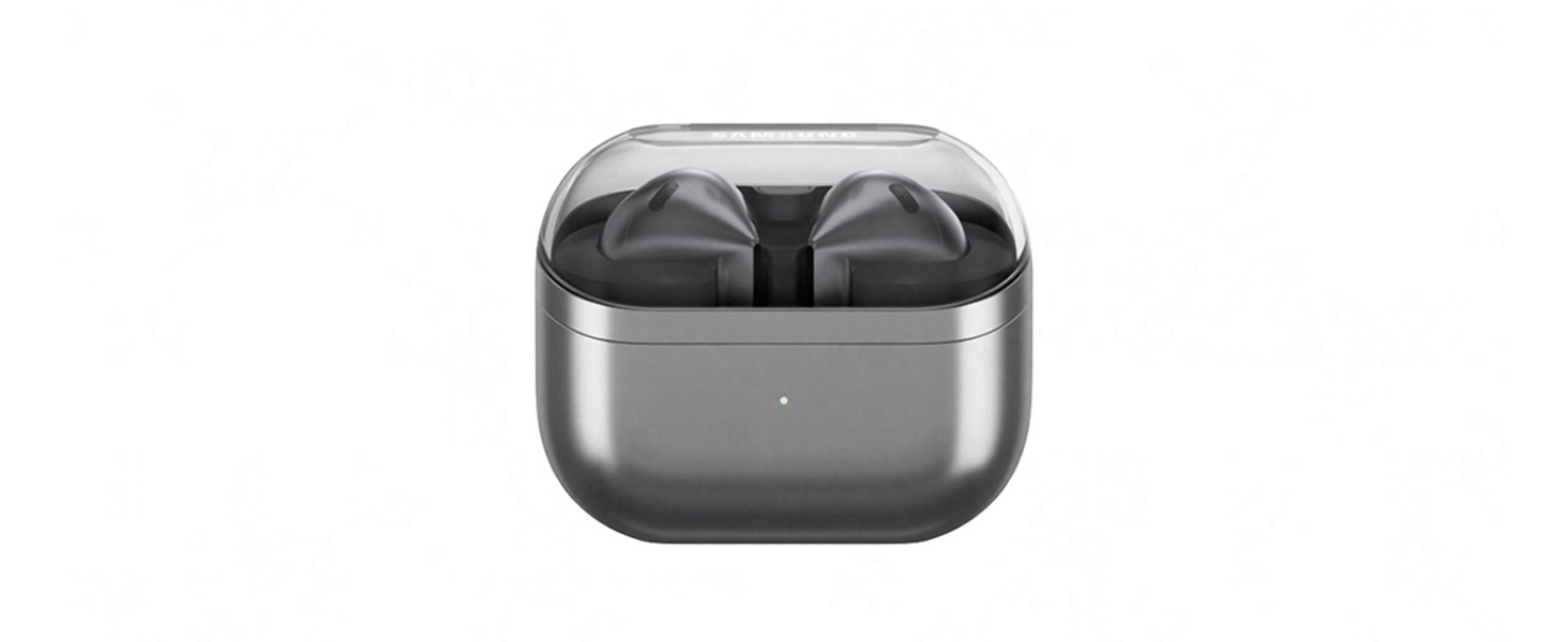 écouteurs sans fil de samsung avec boîtier de recharge