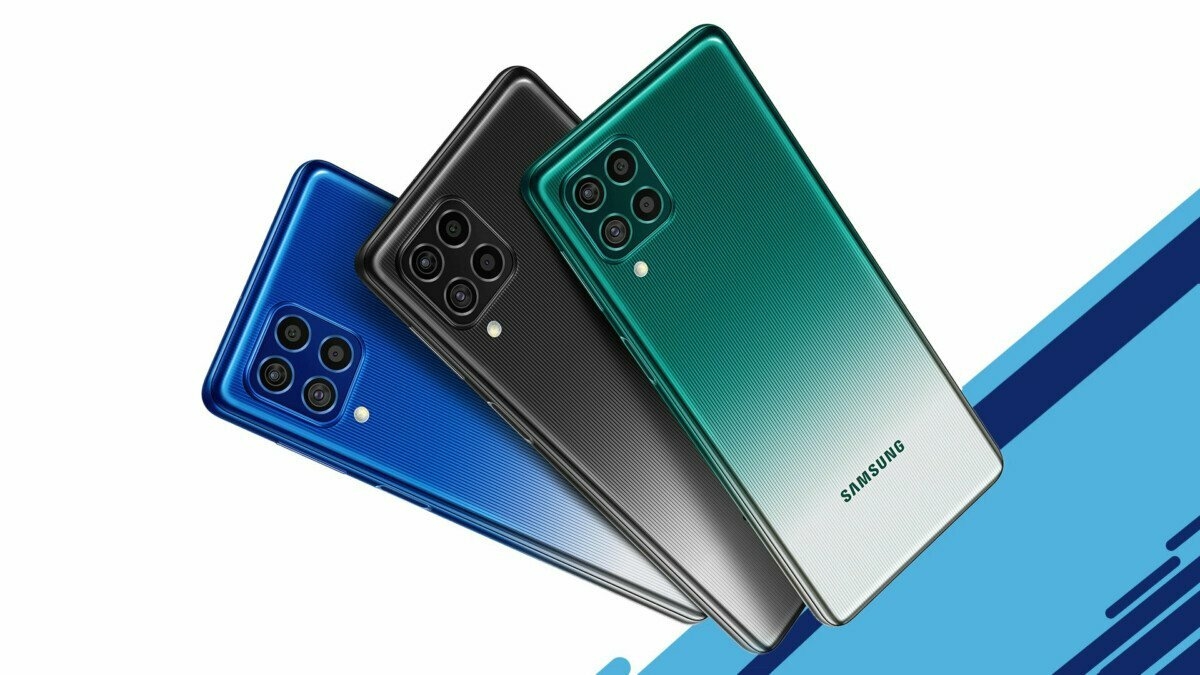 Samsung Galaxy F62 coloris