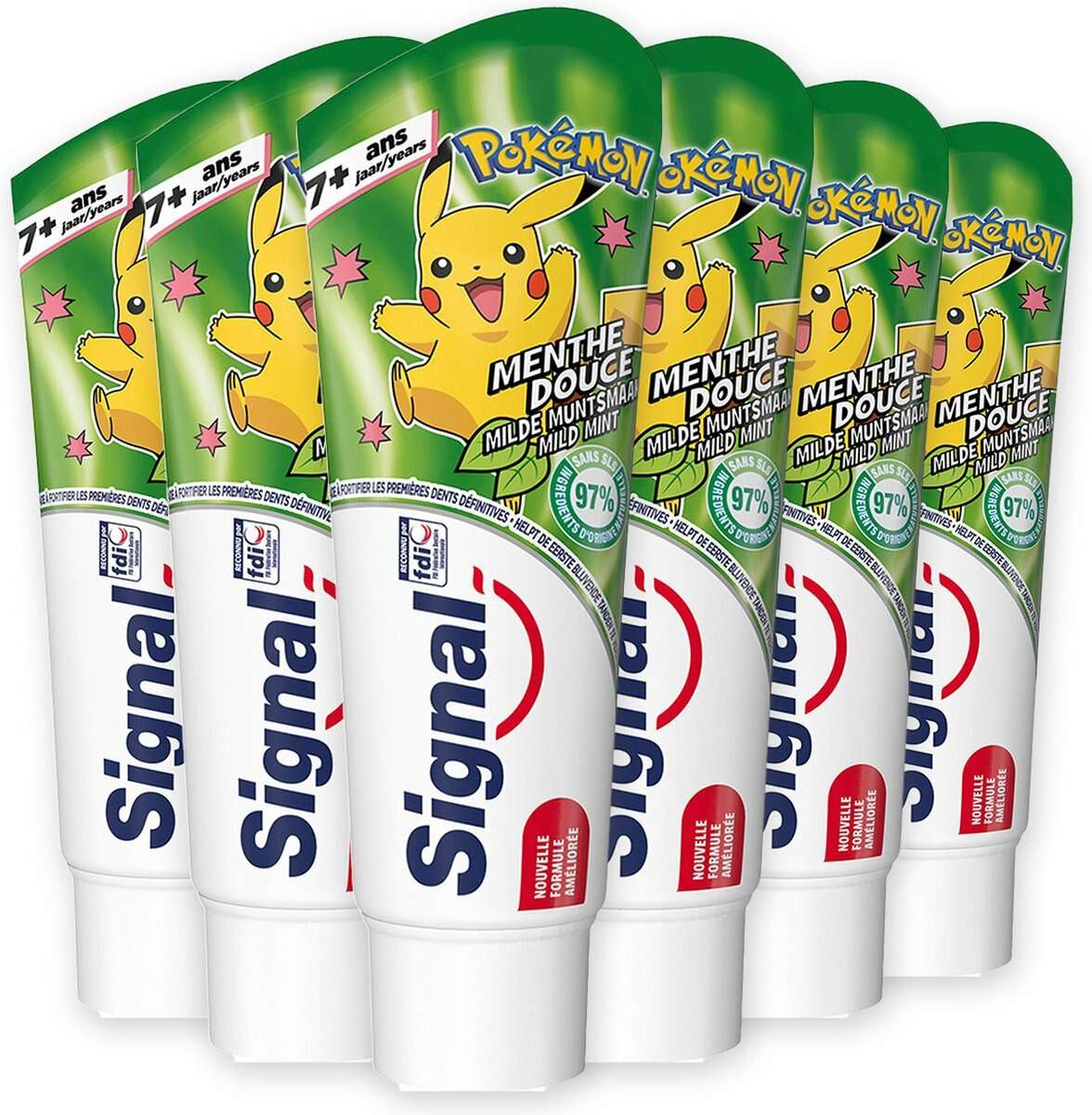 Signal - Dentifrice Junior - Dentifrice Enfant - Enfant de 7 à 13 ans - Menthe Douce -... | bol