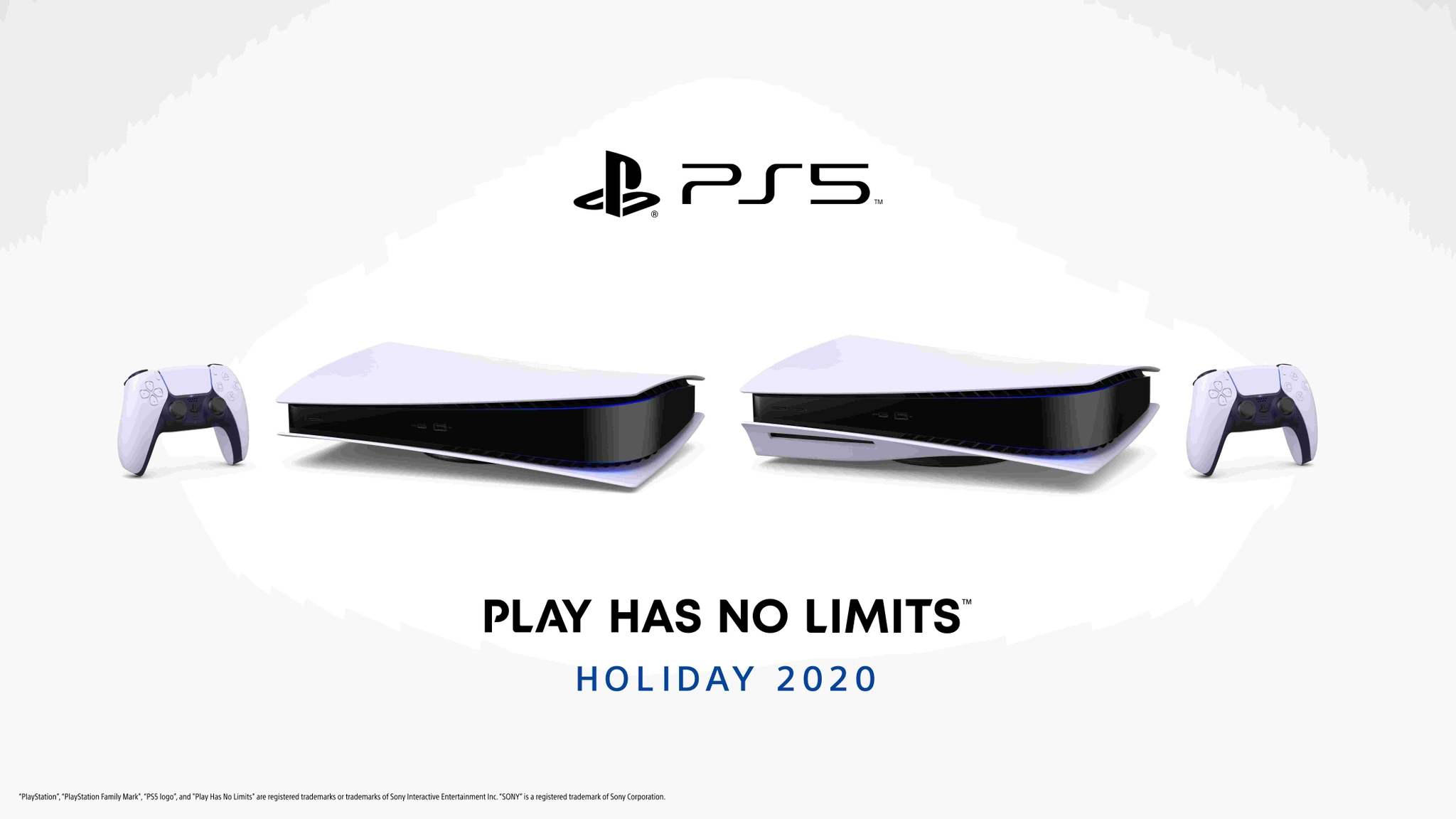 PlayStation 5 consoles flat