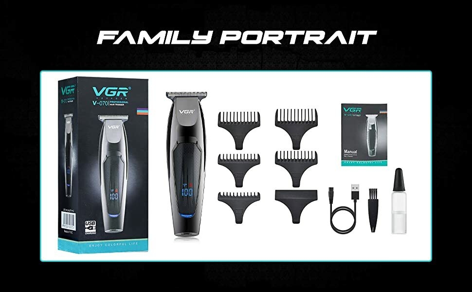 VGR V-070 Tondeuse à cheveux professionnelle tondeuse à barbe meilleure tondeuse pour hommes