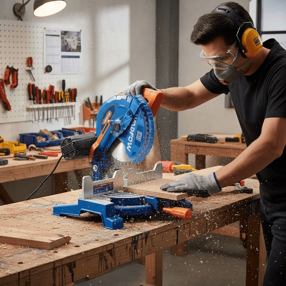 Outil d'établi et stationnaire Wadfow Scie à onglets Wadfow 10