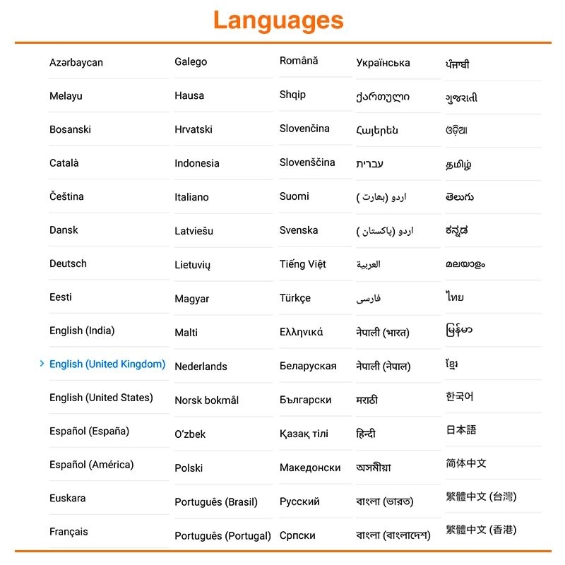 language
