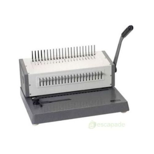 Machine Relier - Perforeuse Reliure - Grand - Belge Et Gris
