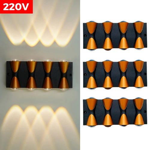 Ensemble de 2 appliques murales LED