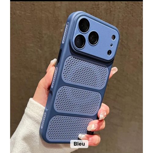 Coque iphone 17 pro bleu P15