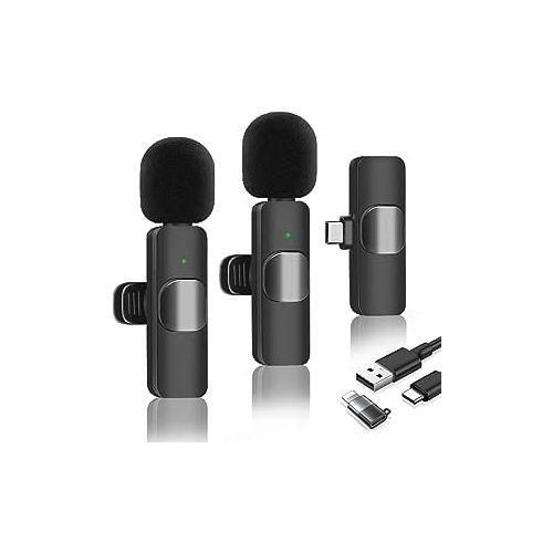 K9 Double Micro-cravate Sans Fil Noir Pour Android Type C Et IPhone