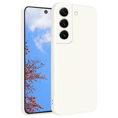 Coque Silicone Compatible Samsung Galaxy S21 FE - BLANC