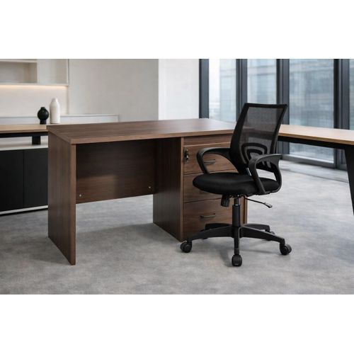 Bureau Compact Pro 1m20 + fauteuil agent