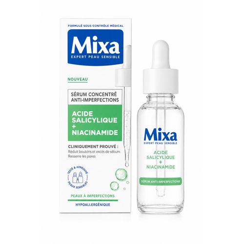 Sérum Concentré Anti-Imperfections 30 ml – Acide Salicylique & Actif Apaisant – Soin Visage Peaux Mixtes, Grasses et Sensibles