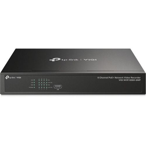 NVR Enregistreur vidéo réseau PoE+ 8 canaux VIGI - TPlink - Onvif - 4K - Ultra HD- POE